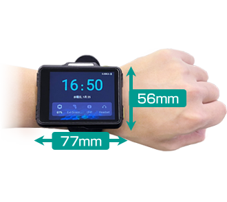 名刺より小さいコンパクトサイズ