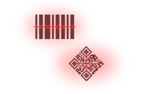 コードの向きを気にせず高速読み取り