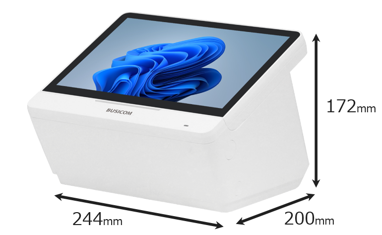 コンパクトデザイン